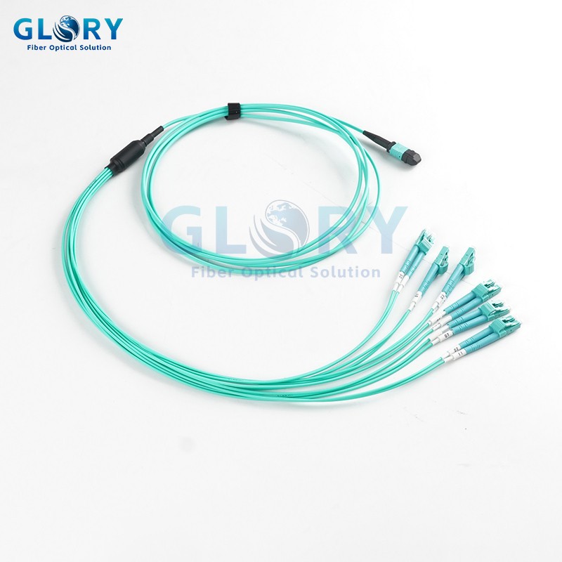 12 Fiber MPO-6LC Duplex